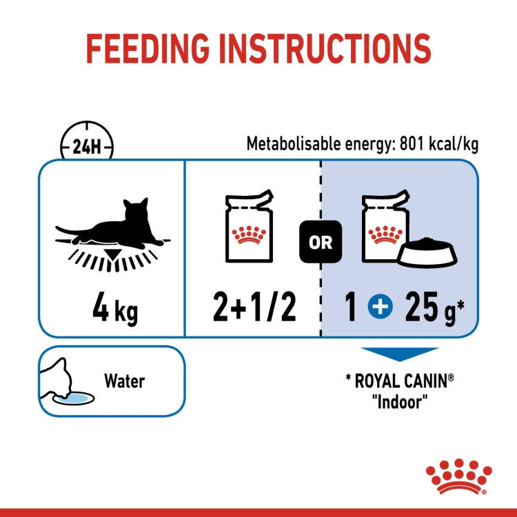 Royal Canin Indoor Jelly (WET FOOD - Pouches)