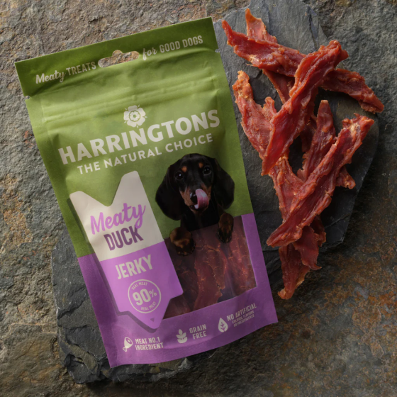 Harringtons Duck Jerky High Meat Dog Treats