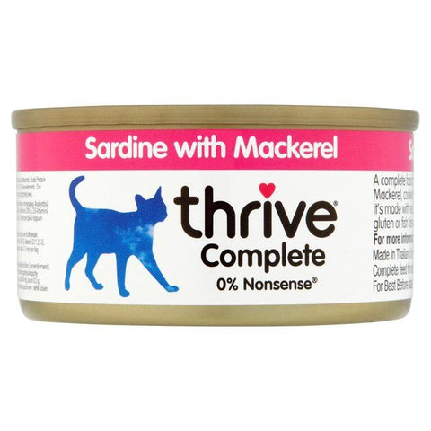 Thrive Complete Sardine with Mackerel Wet Cat Food 75g - 75 G