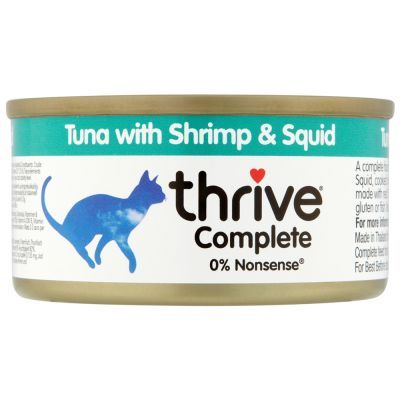 Thrive Complete Tuna with Shrimp & Squid Wet Cat Food 75g - 75 G