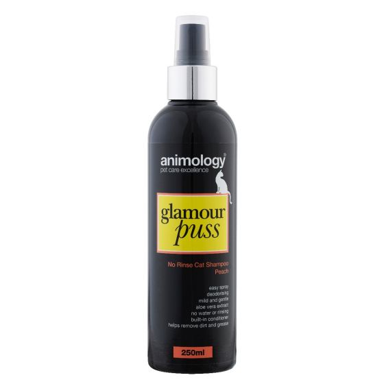 Animology Glamour Puss No Rinse Cat Shampoo Peach