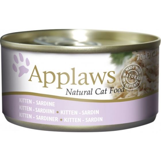 Applaws Tuna Fillet with Sardine Senior Wet Cat Food 70g Tin - 0