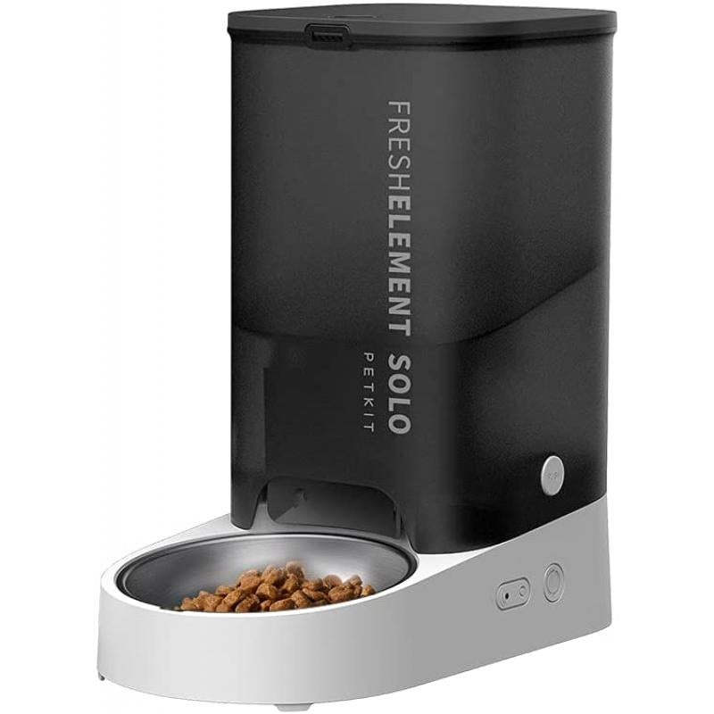 PETKIT SOLO AUTOMATIC FEEDER WITH STAINLESS STEEL BOWL - BLACK