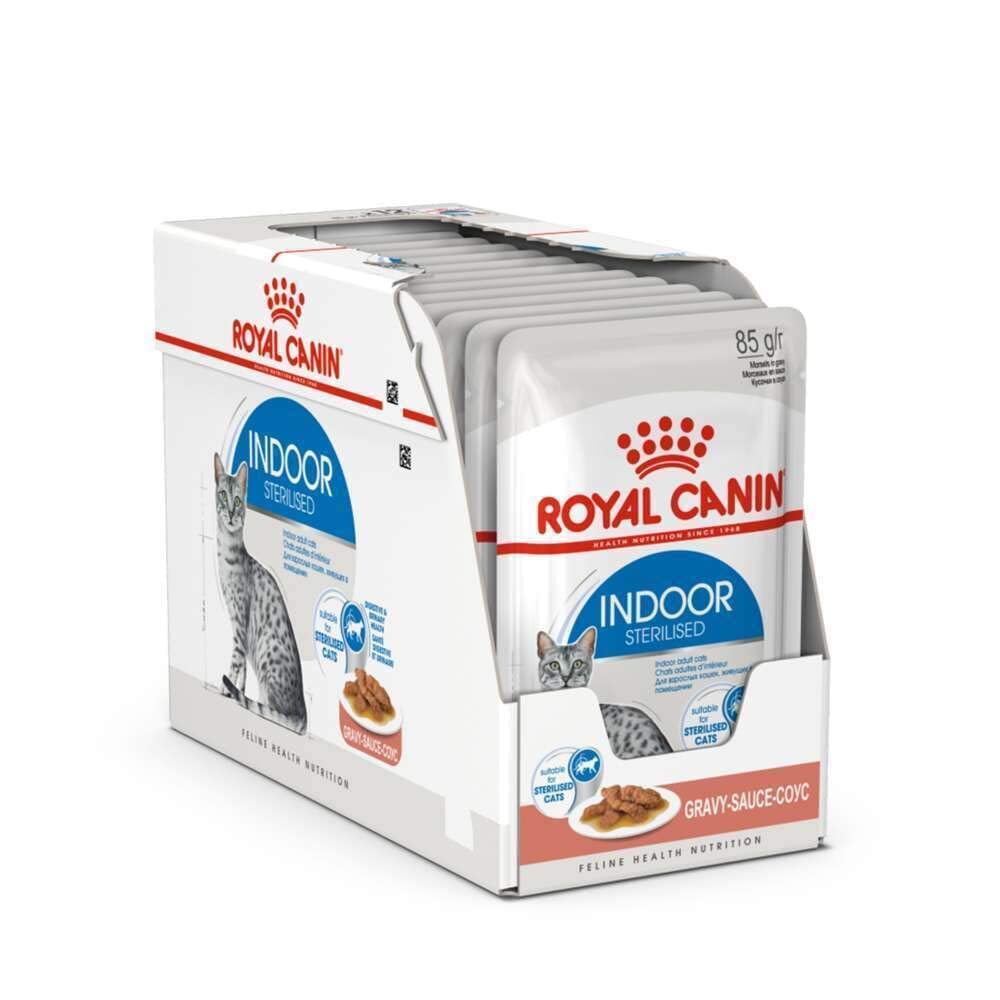 Royal Canin Indoor (Wet Food - Pouches) 12 x 85 g