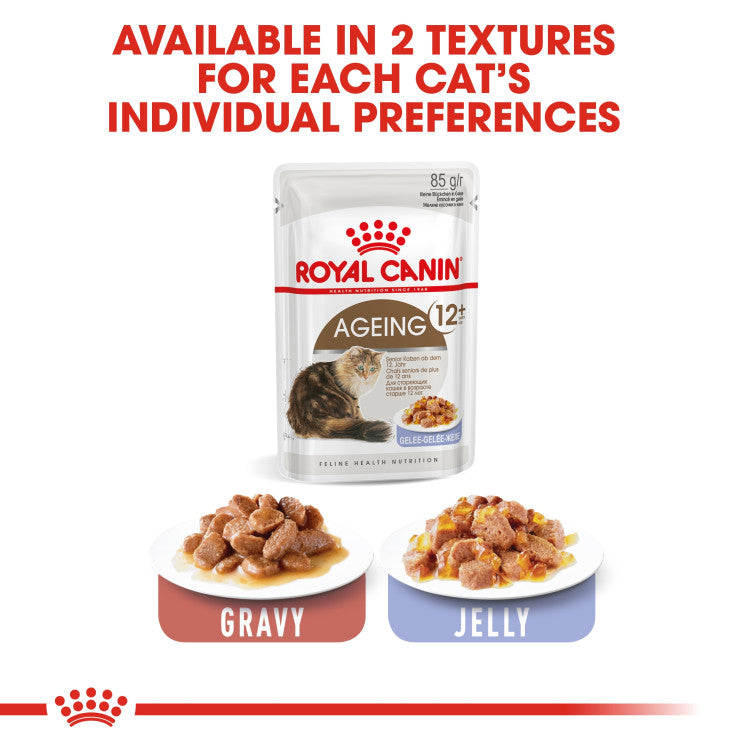 Royal Canin Ageing +12 Jelly (WET FOOD - Pouches)