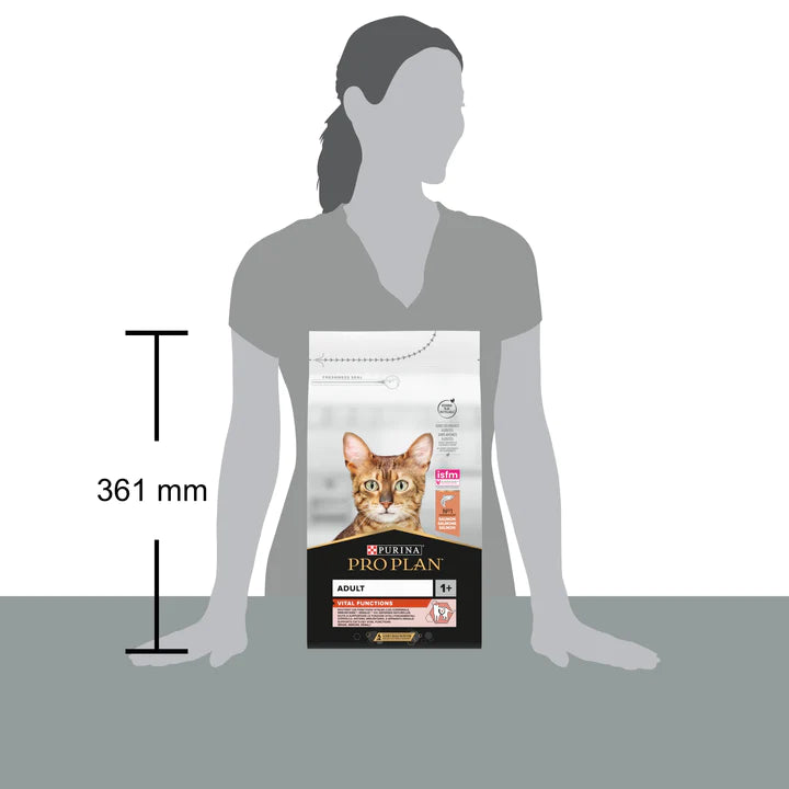 Purina Pro Plan Vital Function Adult Dry Cat Salmon, 1.5kg