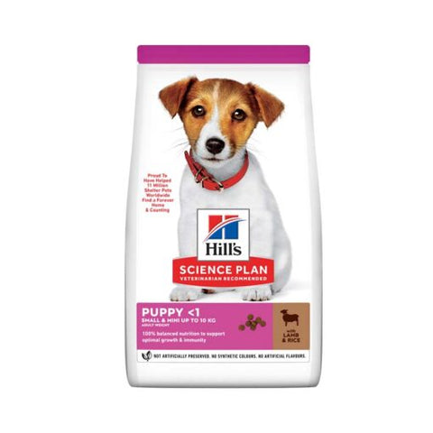Hill’s Science Plan Small & Mini Puppy Dog Food with Lamb & Rice - 1.5kg