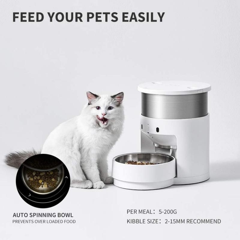 PETKIT 'INFINITI' AUTOMATIC FEEDER WITH STAINLESS STEEL BOWL - 3L