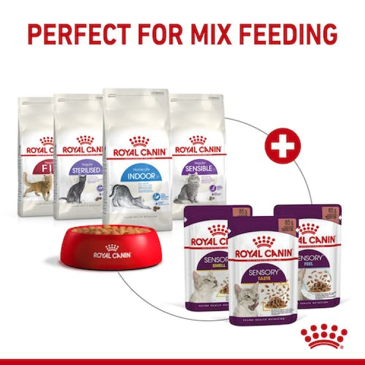 Royal Canin Sensory Feel Gravy (WET FOOD - POUCHES) 12x85G