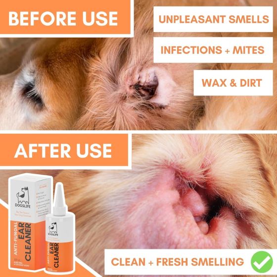 DogsLife Anti-Fungal Ear Cleaner Dog 237ml