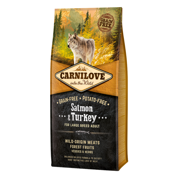 Carnilove Salmon & Turkey For Large Breed Adult Dogs 12kg