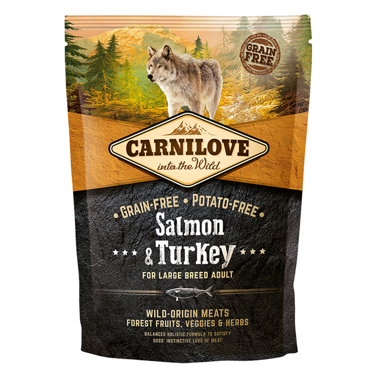 Carnilove Salmon & Turkey for Large Breed Adult Dogs