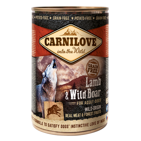 Carnilove Lamb & Wild Boar for Adult Dogs (Wet Food Cans)