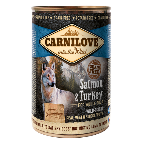 Carnilove Salmon & Turkey for Adult Dogs (Wet Food Cans)