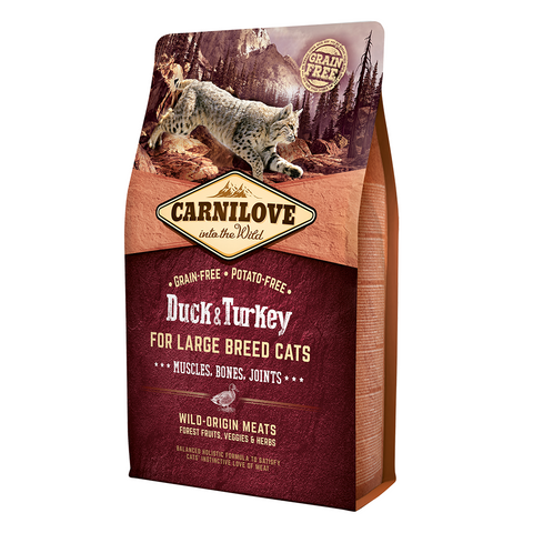 Carnilove Duck & Turkey for Large Breed Adult Cats