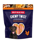 Rosewood Chewy Twist Chicken Dog Treats