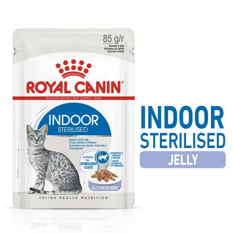 Royal Canin Indoor Jelly (WET FOOD - Pouches)