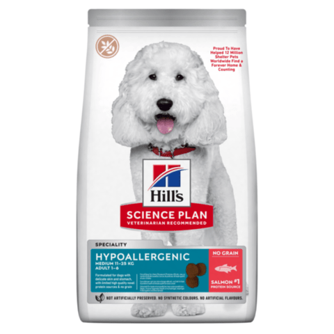 Hill’s Science Plan Hypoallergenic Medium Breed Adult Dry Dog Food with Salmon