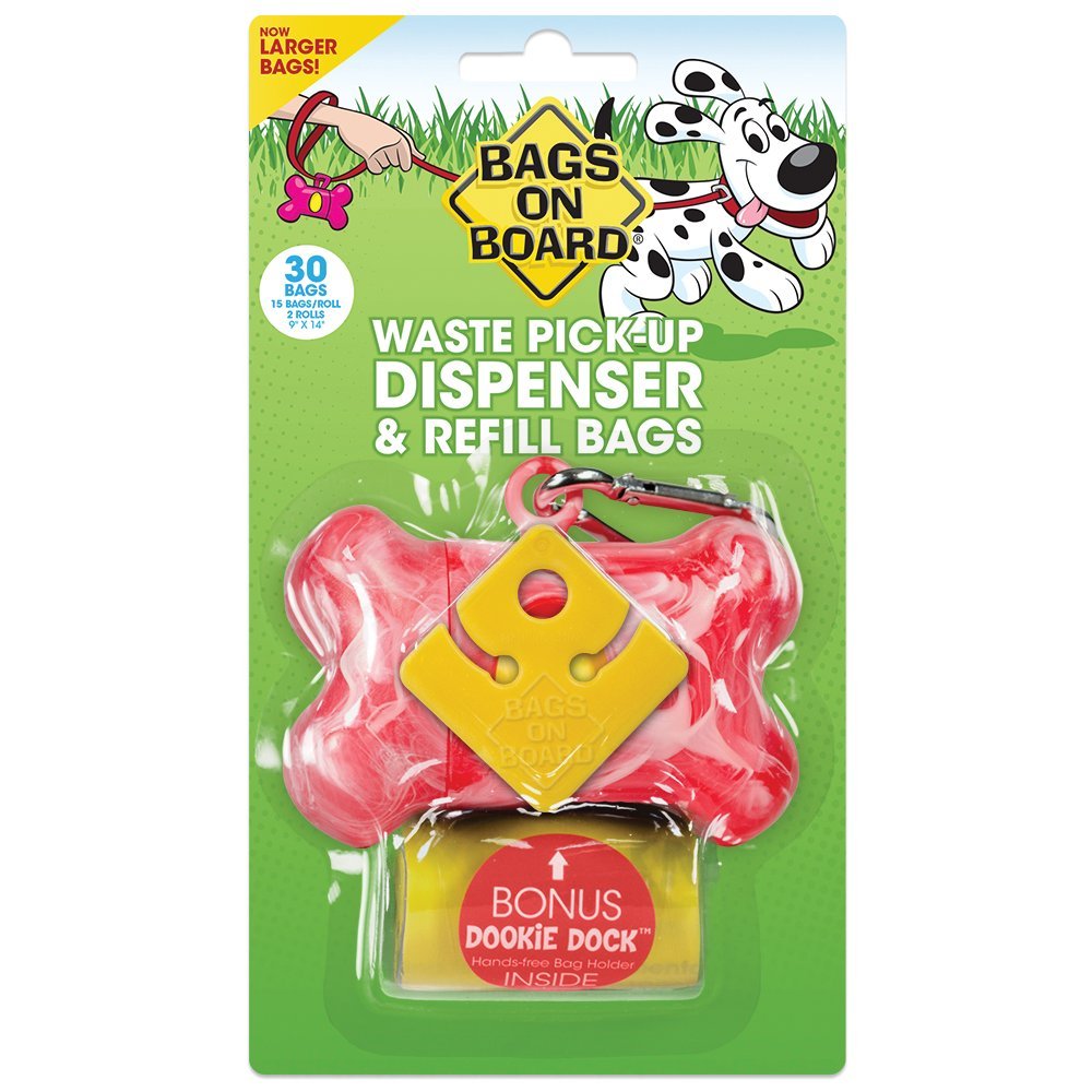 BOB Dispenser Bone Pink(30 bags)