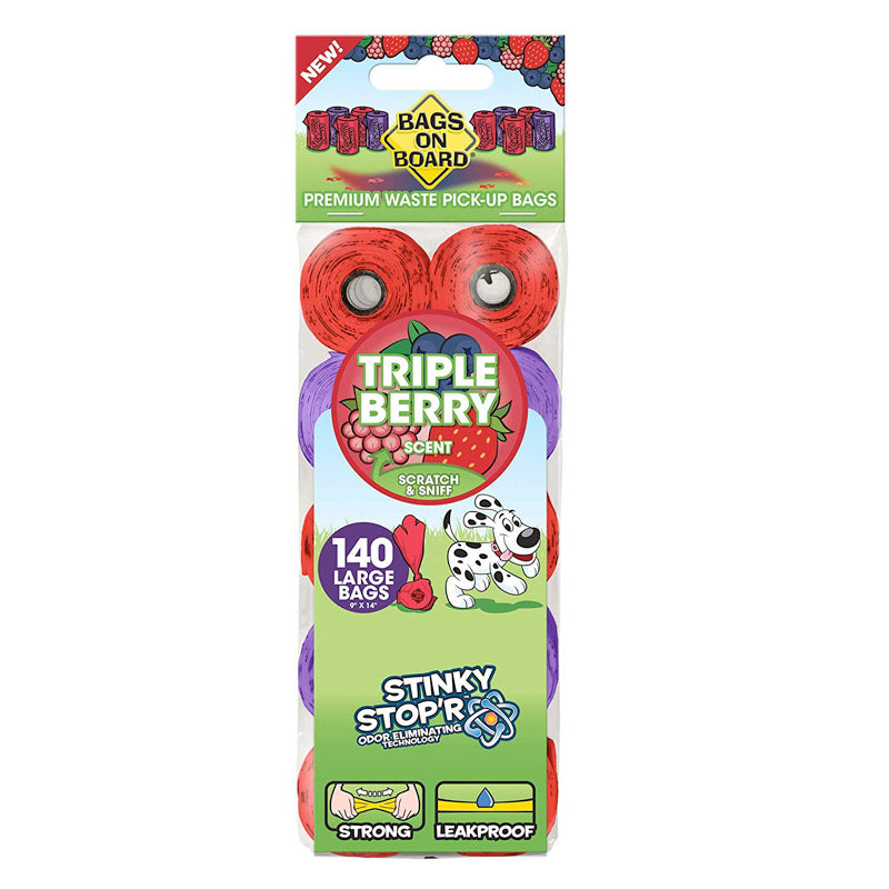 BOB Refill Bags  Triple Berry 140 bags ( 9 x 14 )