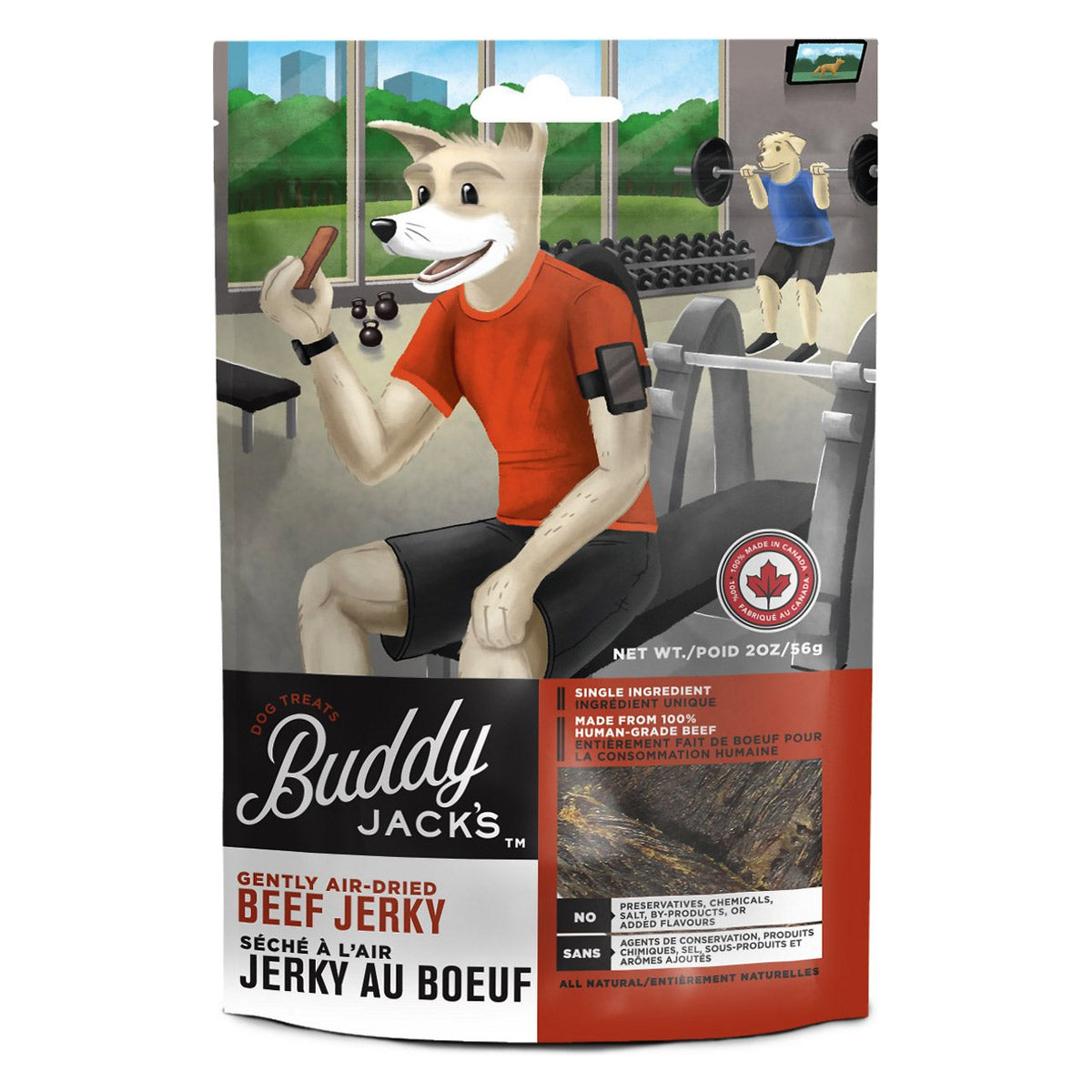 Buddy Jack's Beef Jerky Dog Treats 2oz / 56gm