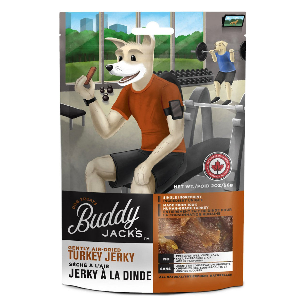 Buddy Jack™s Turkey Jerky Dog Treats 2oz / 56gm