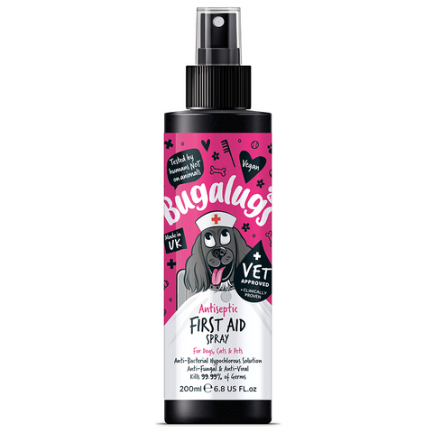 Bugalugs Antiseptic Spray 200ml (6.8 Fl Oz) - First Aid