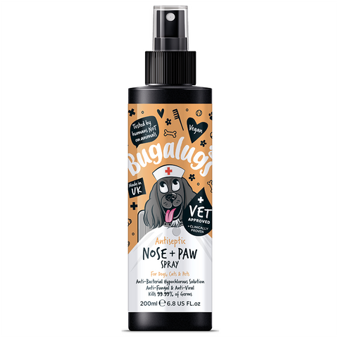 Bugalugs Antiseptic Spray 200ml (6.8 Fl Oz) - Paw & Nose
