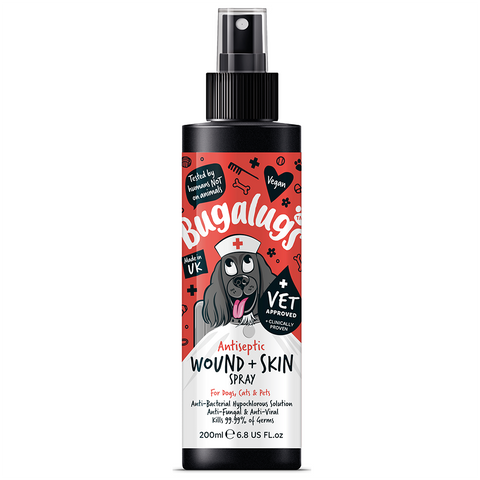 Bugalugs Antiseptic Spray 200ml (6.8 Fl Oz) - Wound & Skin