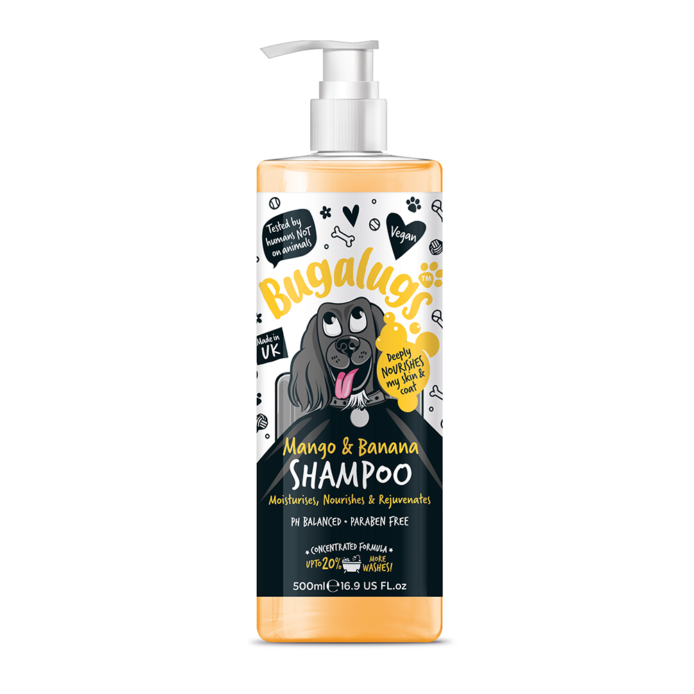 Bugalugs Shampoo 500ml (16.9 Fl Oz) - Mango & Banana