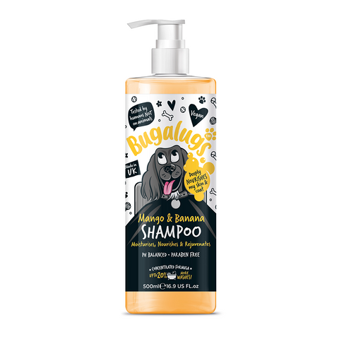 Bugalugs Shampoo 500ml (16.9 Fl Oz) - Mango & Banana