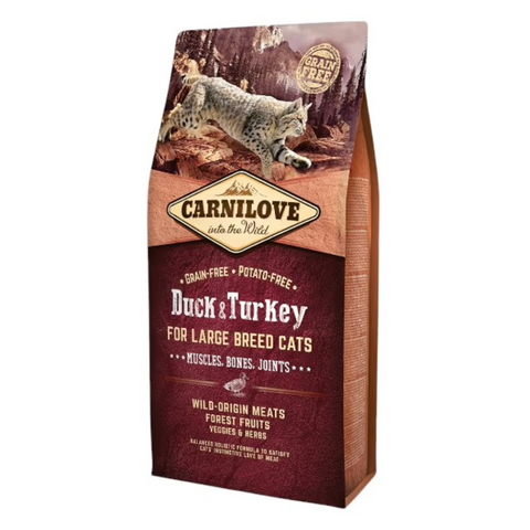 Carnilove Duck & Turkey for Large Breed Adult Cats