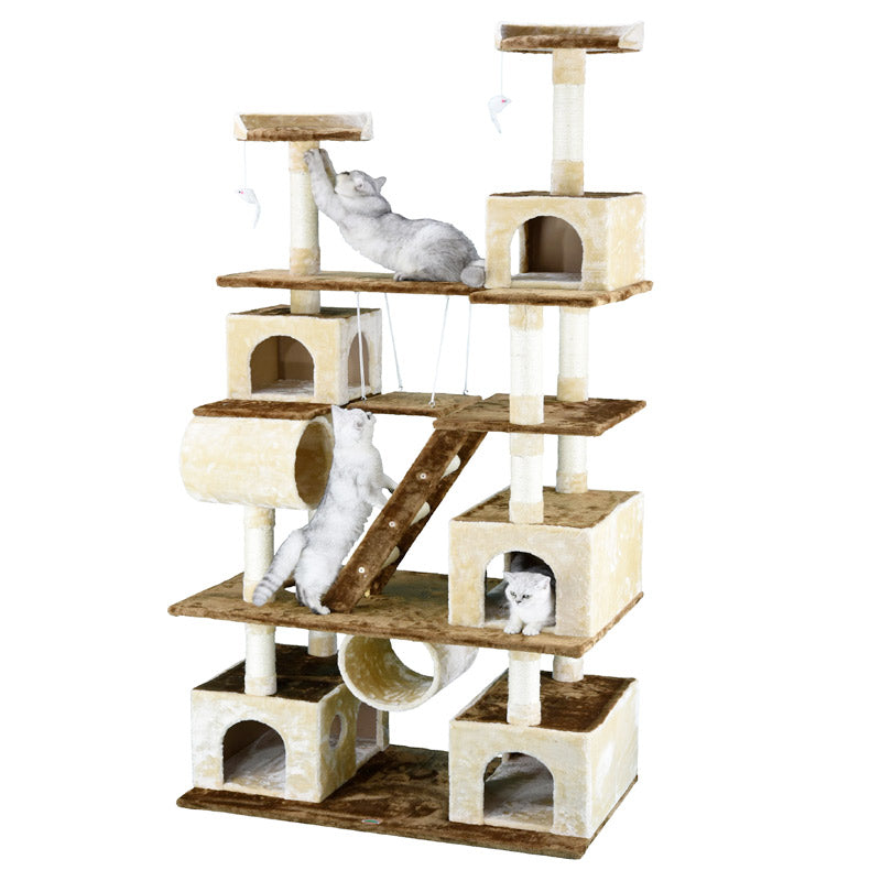 87 Cat Tree Climber with Swing F216