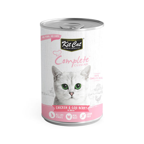 Kit Cat Complete Cuisine Chicken And Goji Berry In Broth 150g