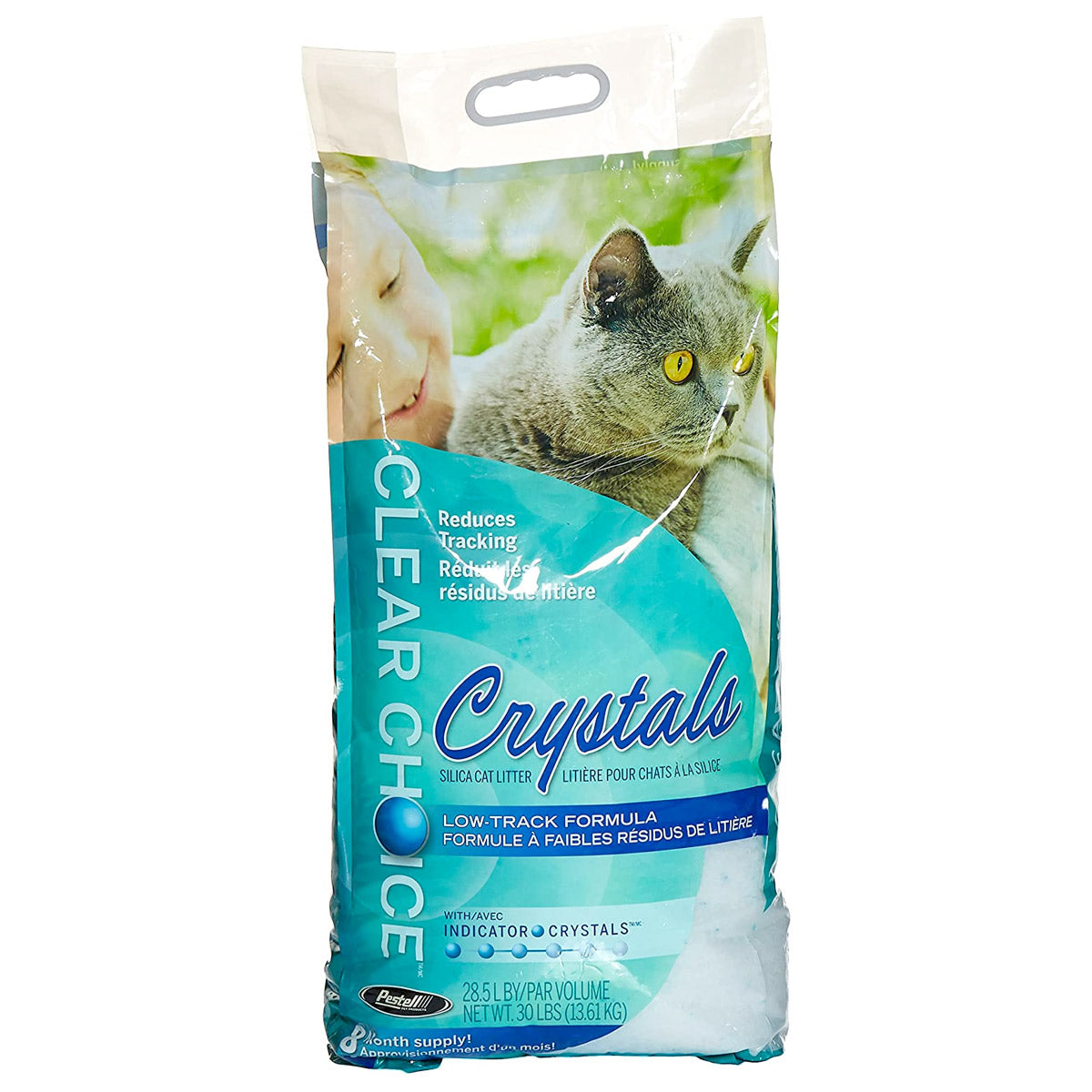 Clear Choice Silica Crystal Cat Litter 30L (13.6kg)