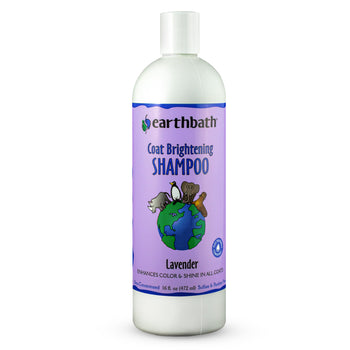 earthbath® Soothing Stress Relief Shampoo, Eucalyptus & Peppermint, Promotes Relaxation & Stress Relief, Made in USA, 16 oz