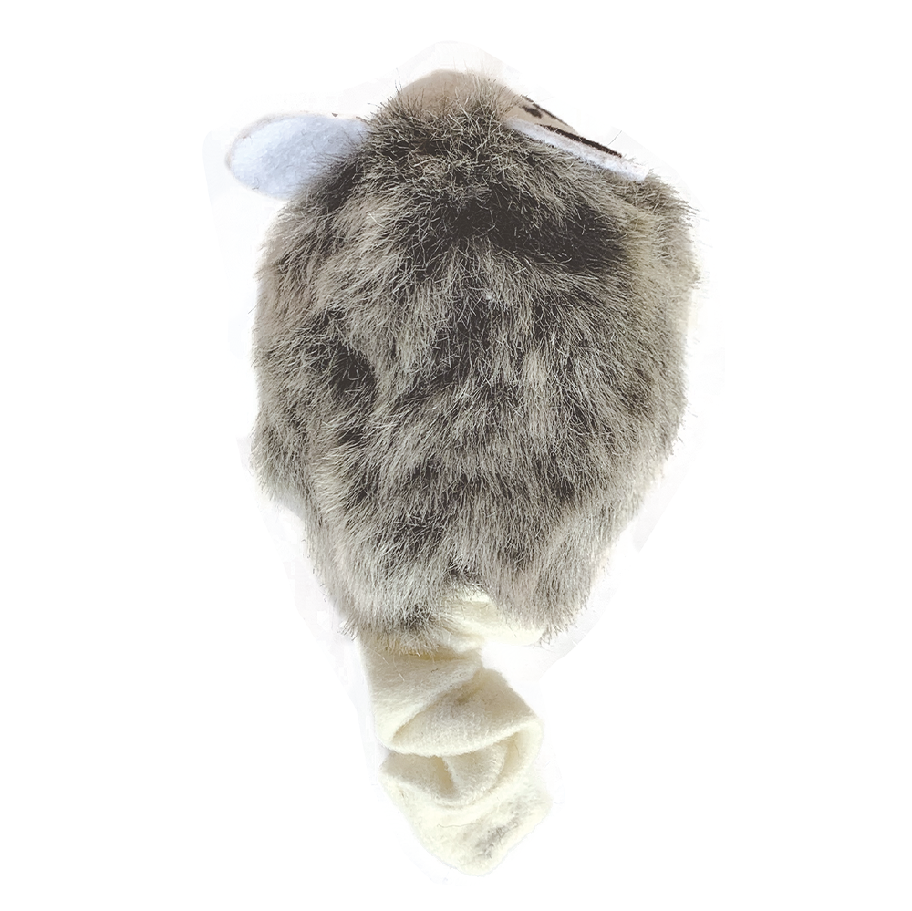 FOFOS Pull String & Sound Chip Grey Shaking Mouse Cat