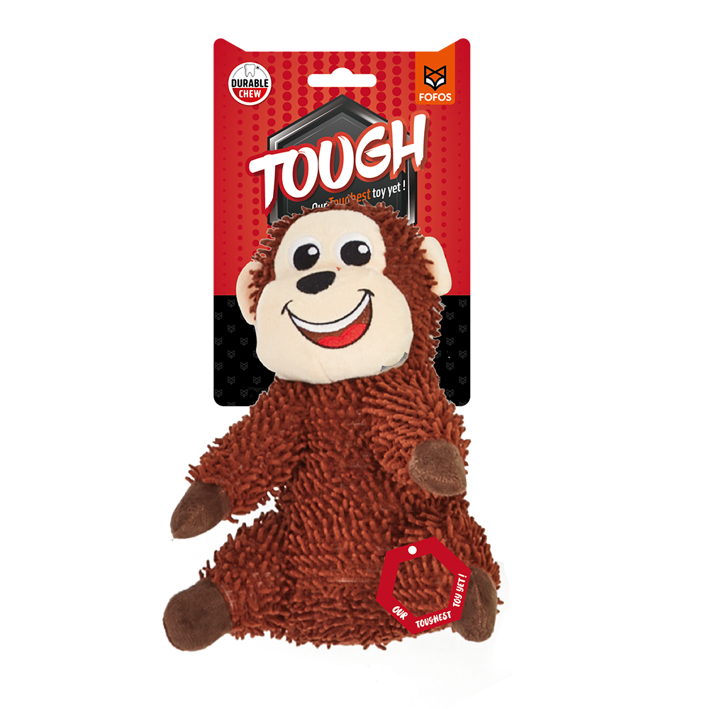FOFOS Tough Monkey Dog Toy