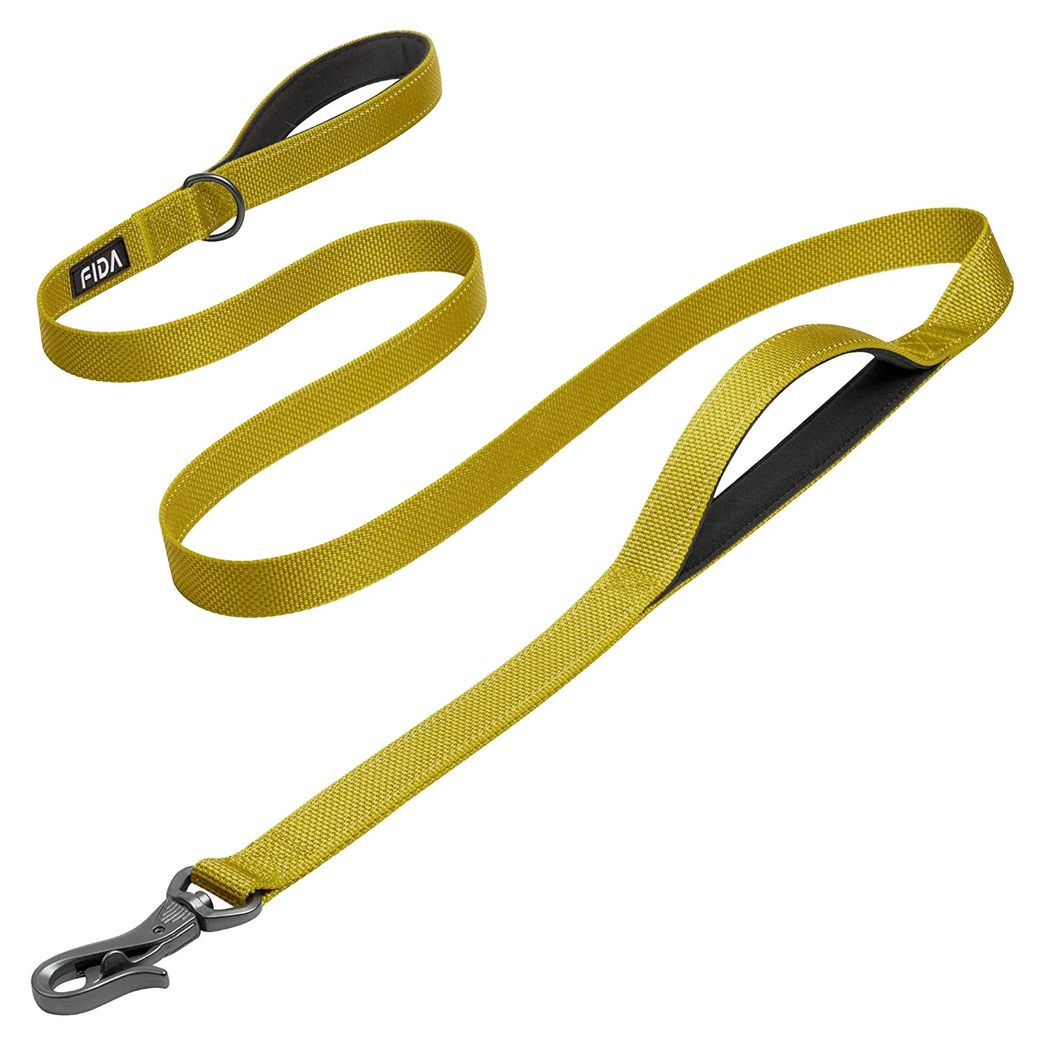 Fida Heavy Duty Dog Leash  Yellow