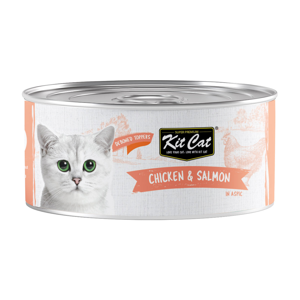 KitCat Chicken & Salmon 80g