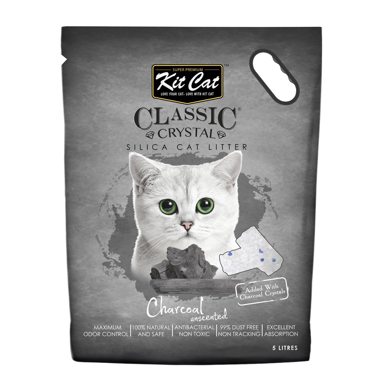 KitCat Classic Crystal Cat Litter – (5 Litres) - 0