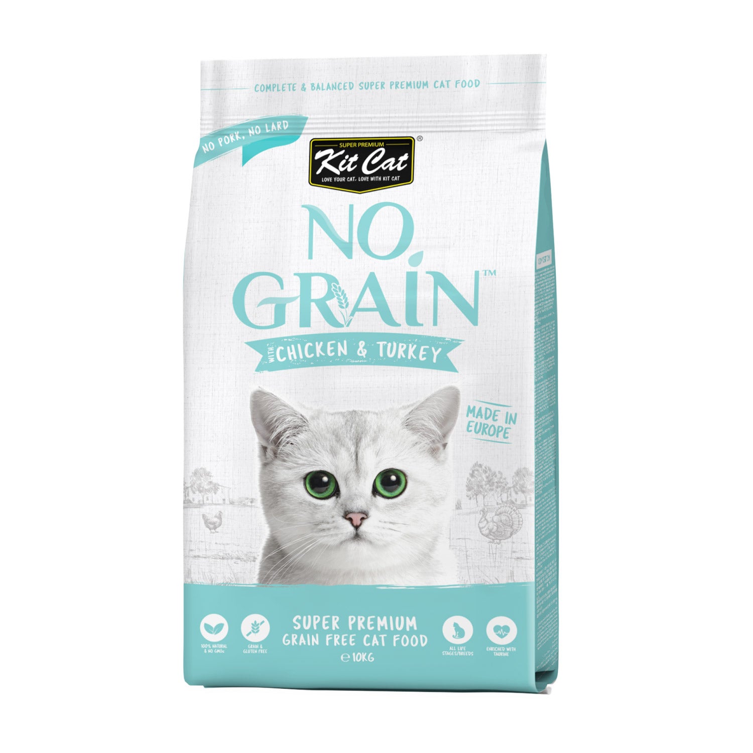 Kit Cat No Grain With Chicken And Turkey - 0