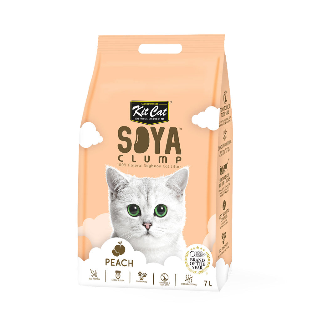 KitCat Soya Clump Soybean Litter - 7L