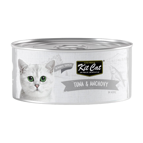 Kit Cat Deboned Tuna & Anchovy Toppers 80g (1 Box -24pcs)