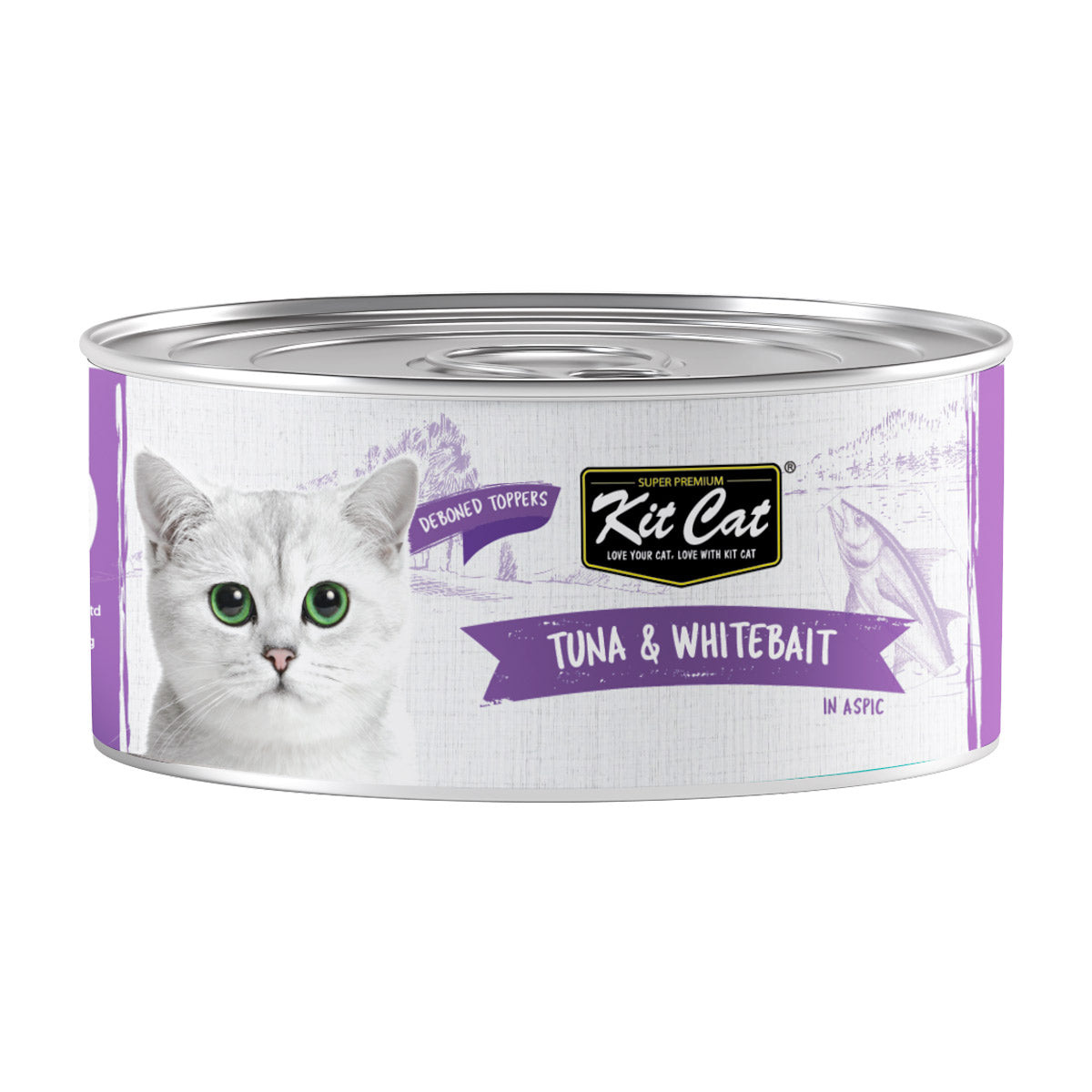 KitCat Deboned Tuna & Whitebait Toppers 80g