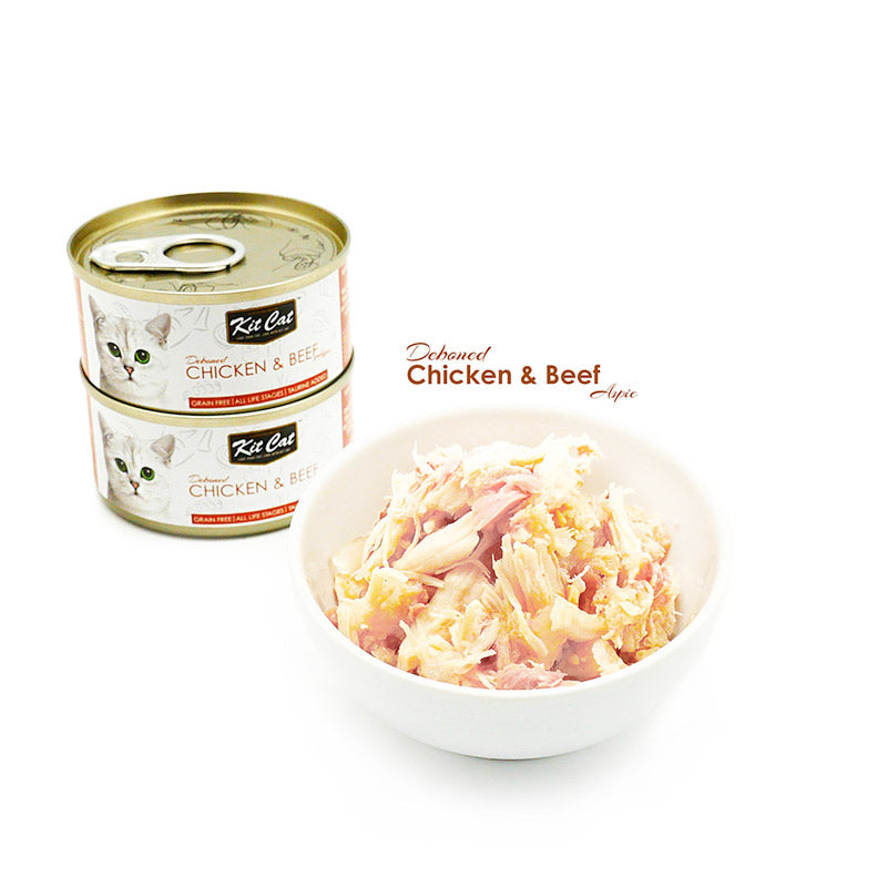 KitCat Deboned Chicken & Beef – 80g - 0