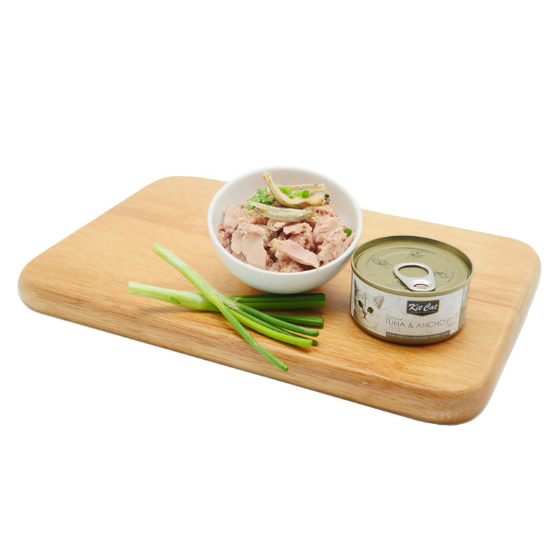 KitCat Deboned Tuna & Anchovy Toppers 80g - 0