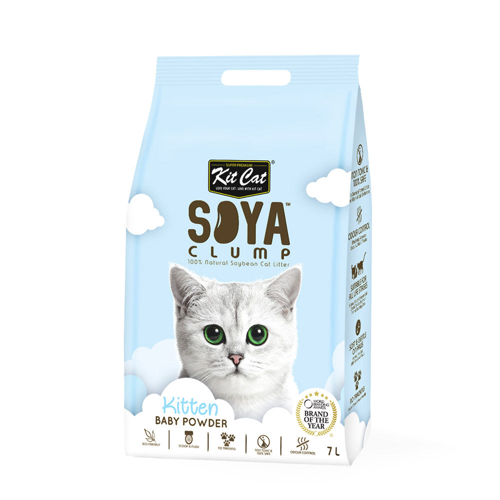 KitCat Soya Clump Soybean Litter - 7L