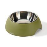 M-PETS Eco Bamboo Bowl Olive