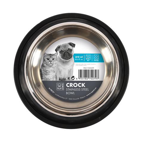 M-PETS Crock Stainless Steel Bowl